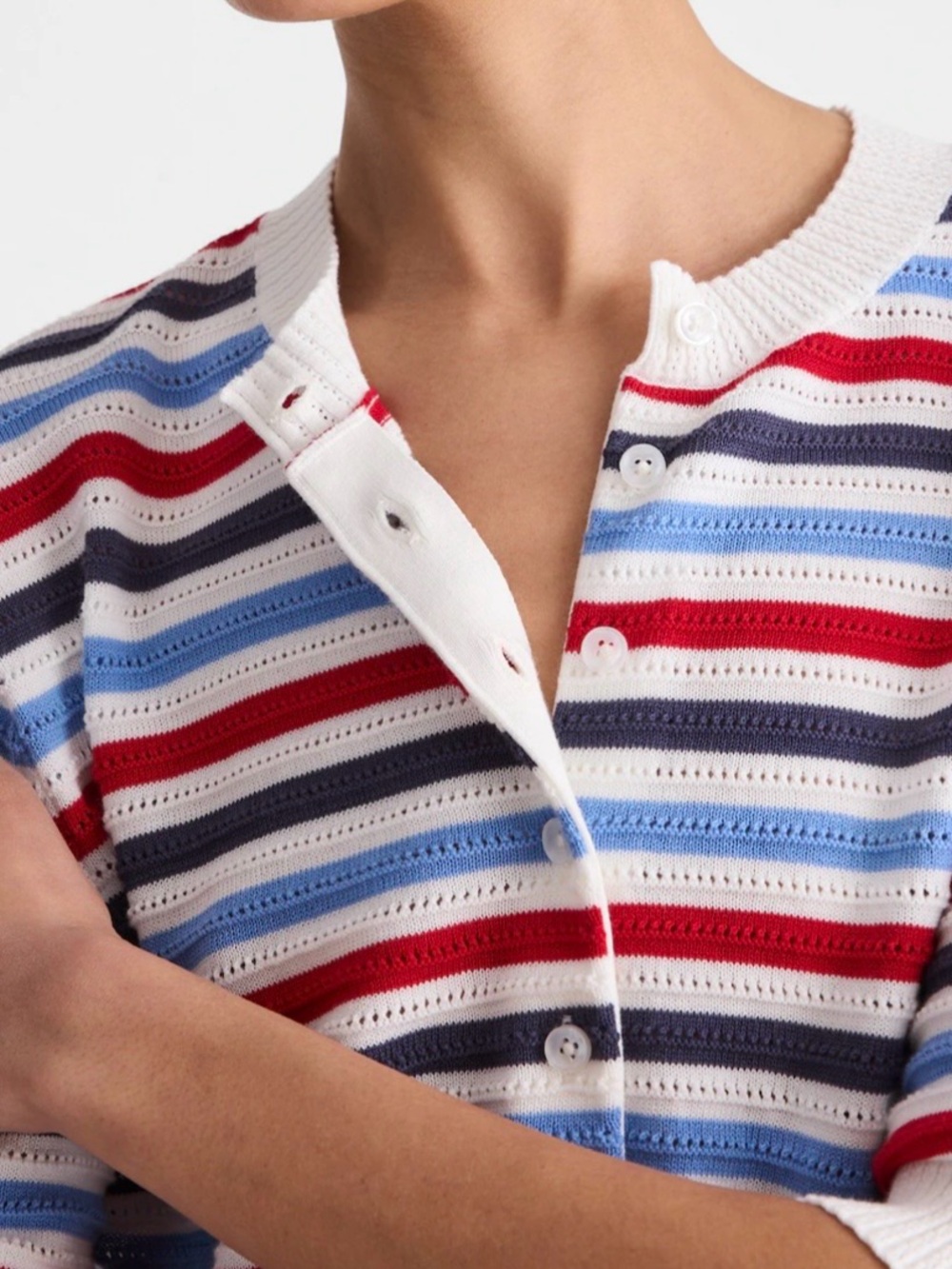 Madewell Textured Short-Sleeve Cardigan - never worn - Picture 4 of 12